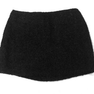 Black tweed skirt